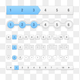 界面页码元素PNG素材