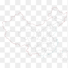 中国地图 区域分布