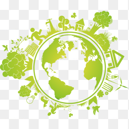 绿色地球环保图形