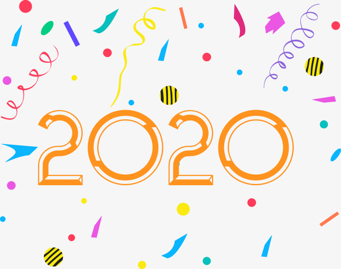 2020元旦艺术字