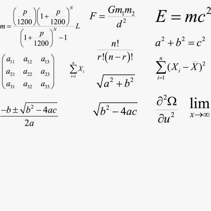 物理数字知识