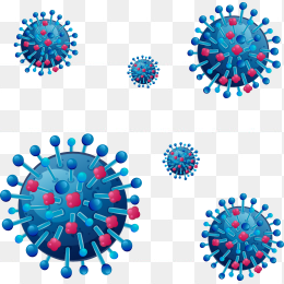 新型冠状病毒png素材