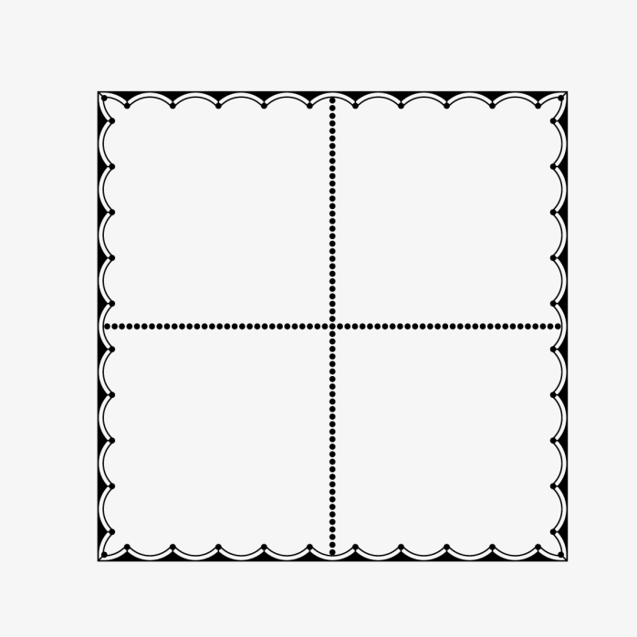 田字格边框