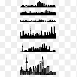 上海城市建筑剪影合集