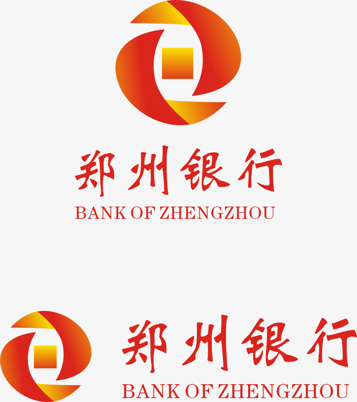 高清郑州银行logo