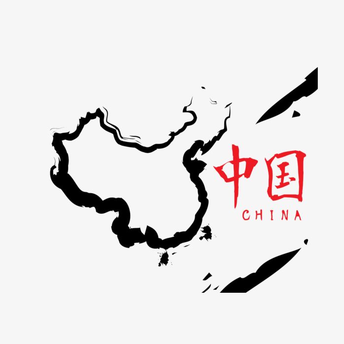 中国地图轮阔