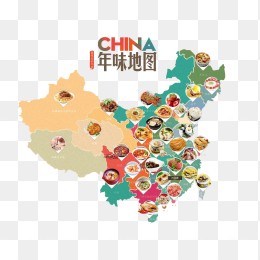 中国特产美食地图