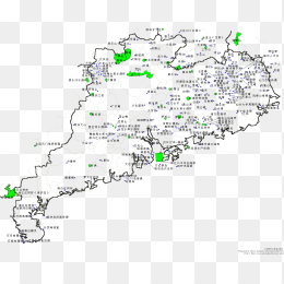 高清广东省地图