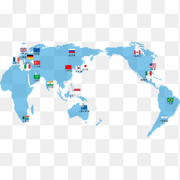 G20峰会20国成员世界地图