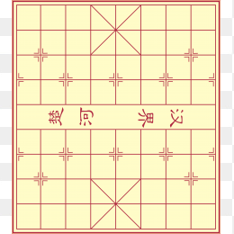 矢量中国象棋棋盘