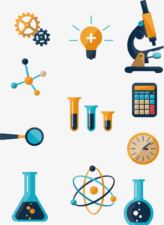 彩色科学研究图标合集