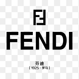 FENDI芬迪logo