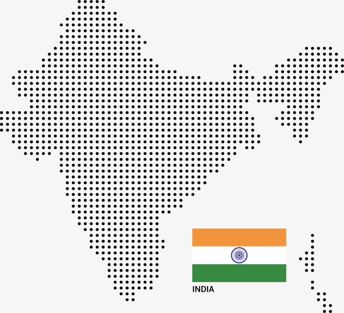 India印度地图