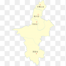 宁夏回族自治区地图