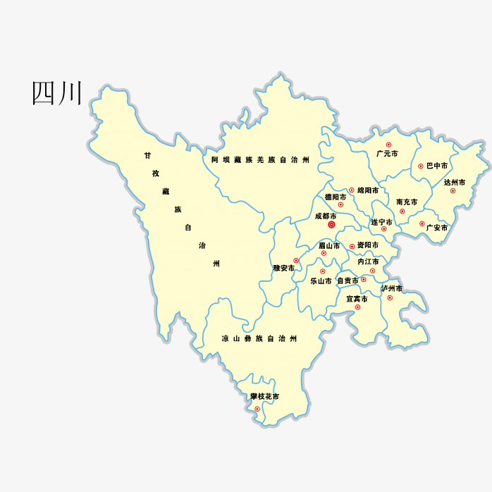 四川地图下载