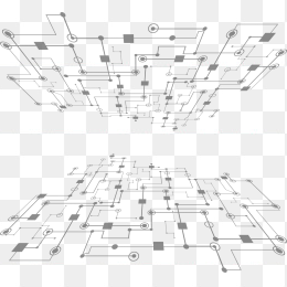 透视科技电路线路元素