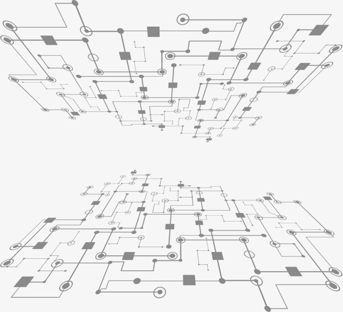 透视科技电路线路元素