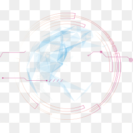 抽象圆形科技元素