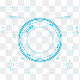 圆形高科技元素
