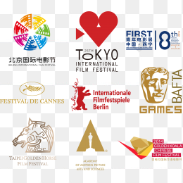 一组国际电影节logo合集