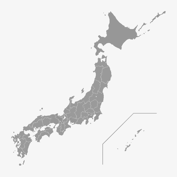 矢量日本地图