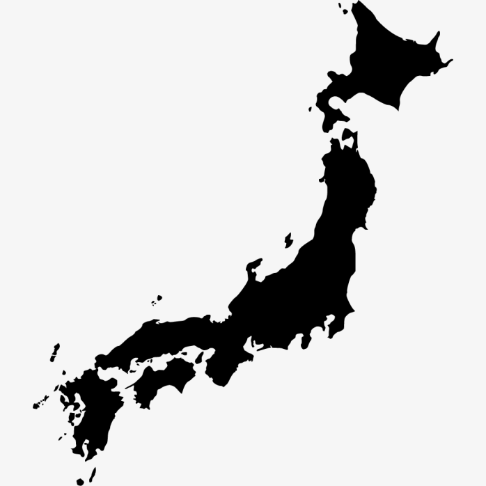 矢量日本地图