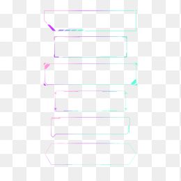 科技炫酷渐变标题边框赛博朋克风