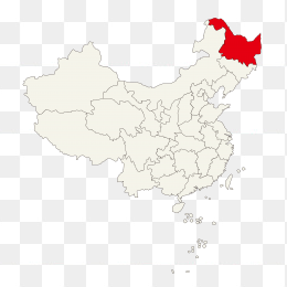 黑龙江地图