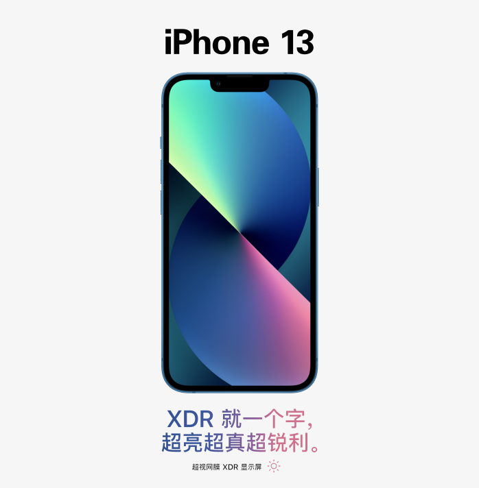 苹果手机iPhone13海报