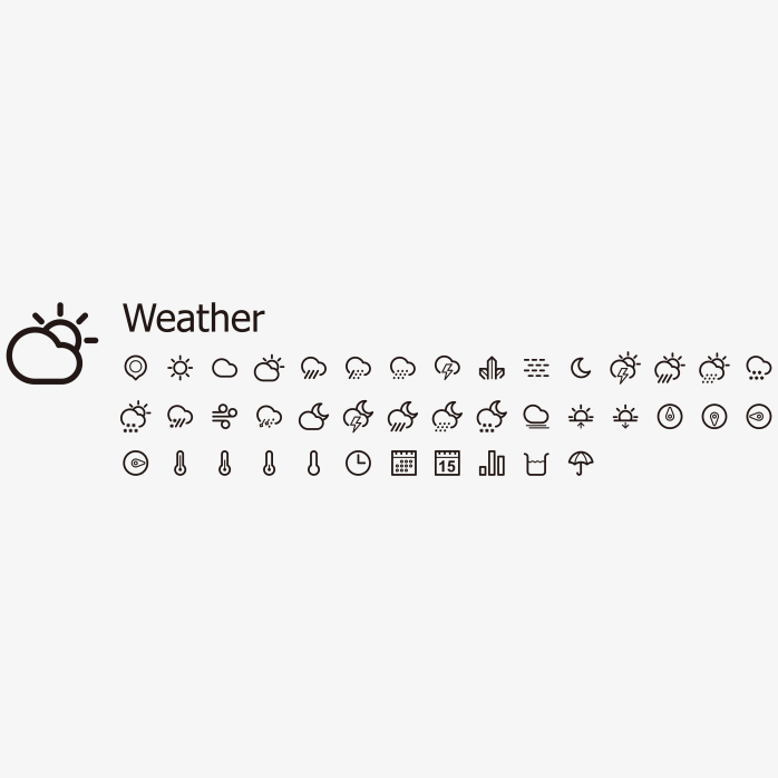 天气图标专题