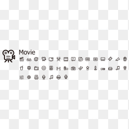 电影影院类图标专题