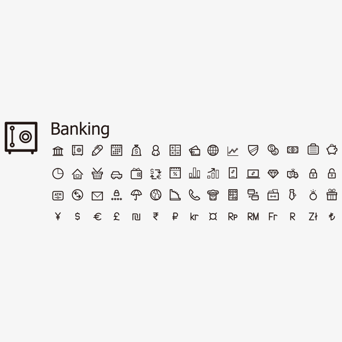 金融理财类图标专题