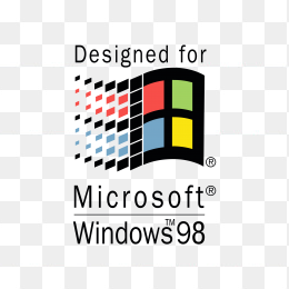 微软windows 98系统logo