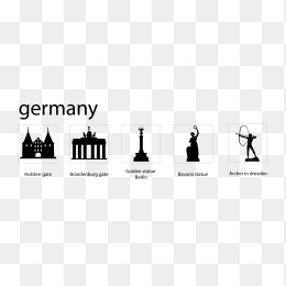 germany德国著名建筑图标