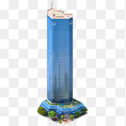 3D渲染摩天大楼建筑