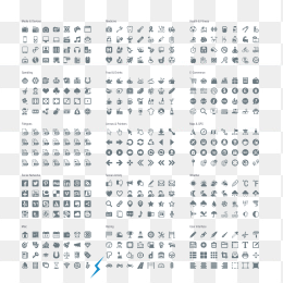 420个矢量常用图标合集