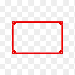 快图网独家原创距形中国风边框