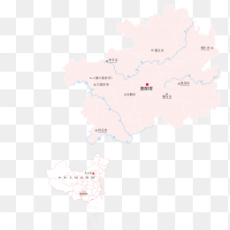 高清贵州地图