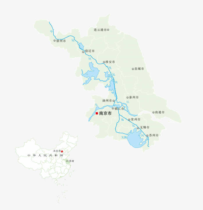 高清江苏省地图