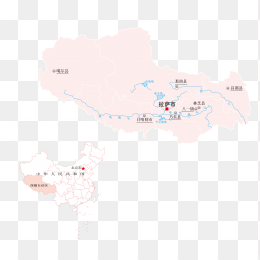 高清西藏地图