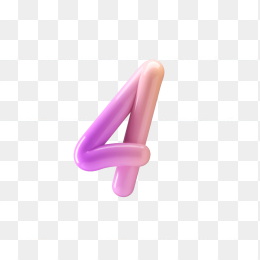 3D数字4