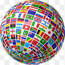 世界各国国旗球体