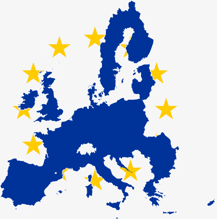 欧洲欧盟地图
