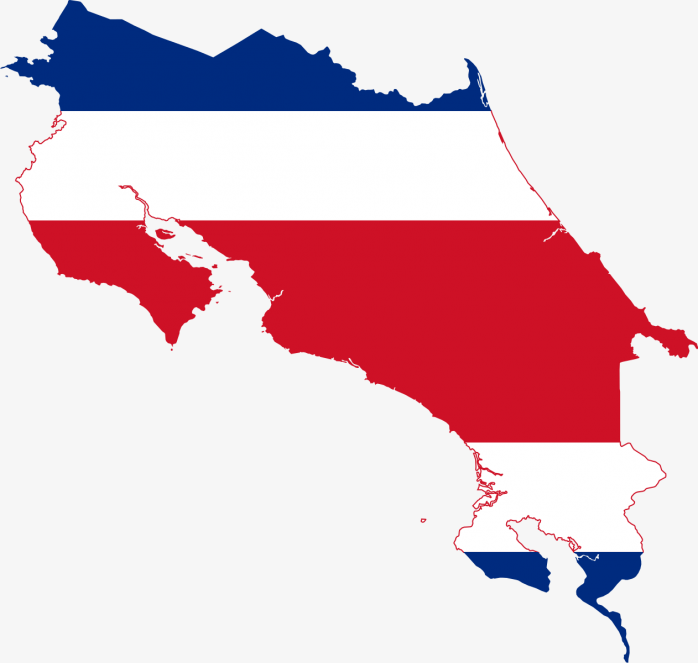 哥斯达黎加地图