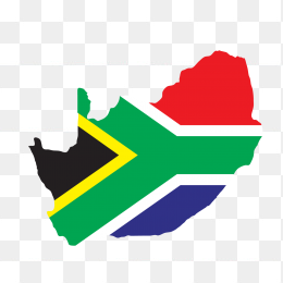 南非国旗地图