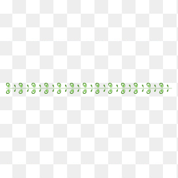 卡通树叶分割线