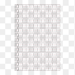 数字练字本数字10