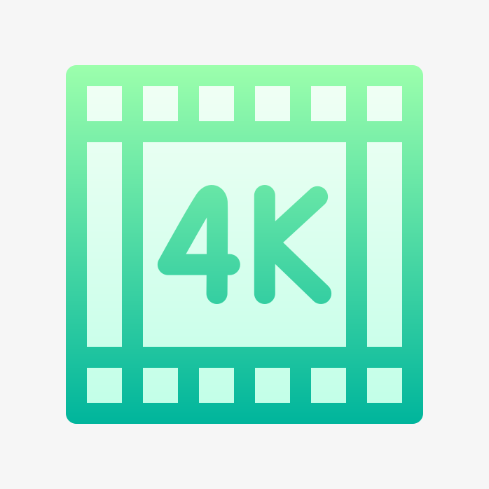 4K视频图标