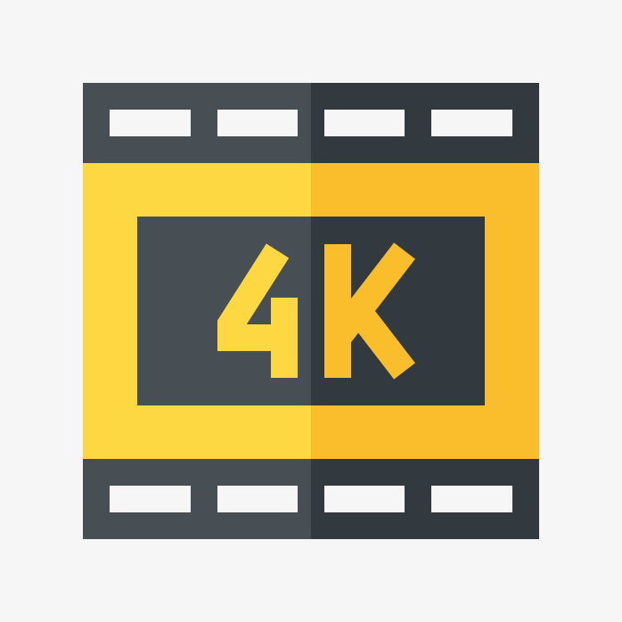 4K视频图标
