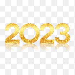 金色2023年字体